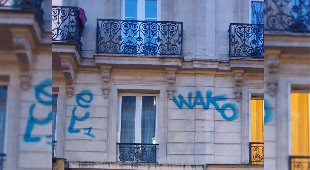 enlever un graffiti sur mur