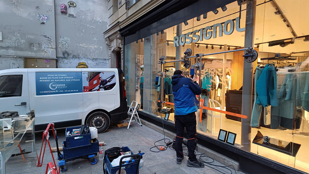 effacer tag sur vitrine