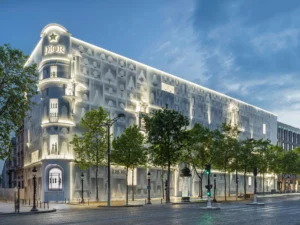 Installation de films de protection chez DIOR