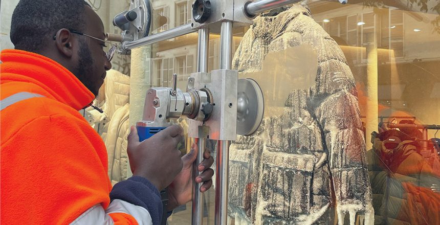 enlever les rayures sur verre