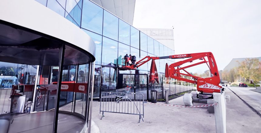 pose du film sécurité